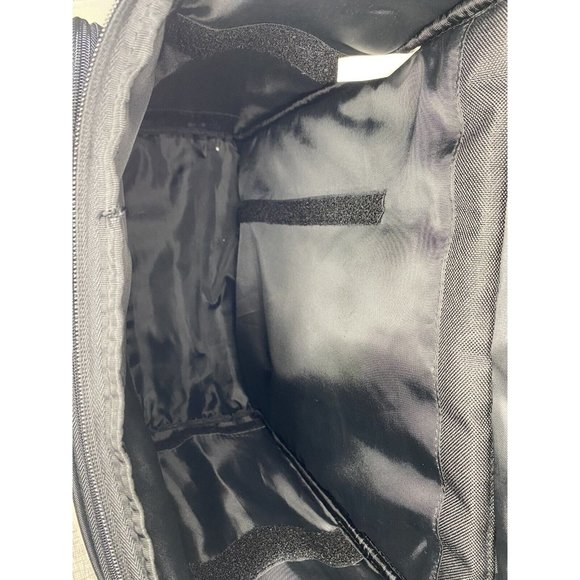 Crop In Style Black Canvas Zip Up Scrapbook Arts & Crafts Backpack Bookbag - Picture 8 of 8